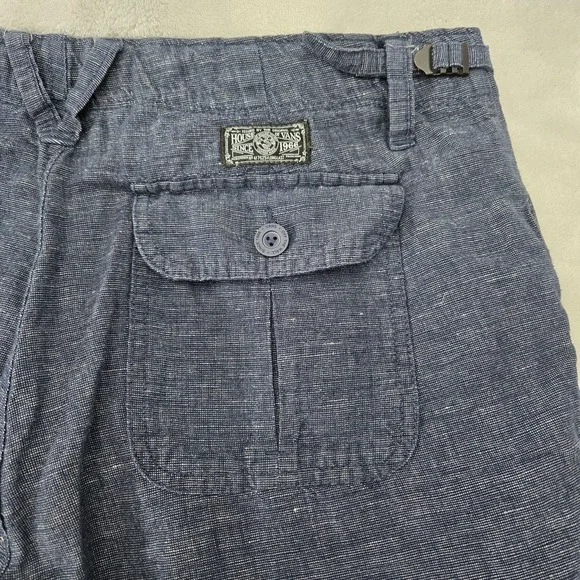 Vans Off The Wall Shorts Blue Flat Front Casual Size‎ 34 Streetwear Blockcore - Picture 9 of 11
